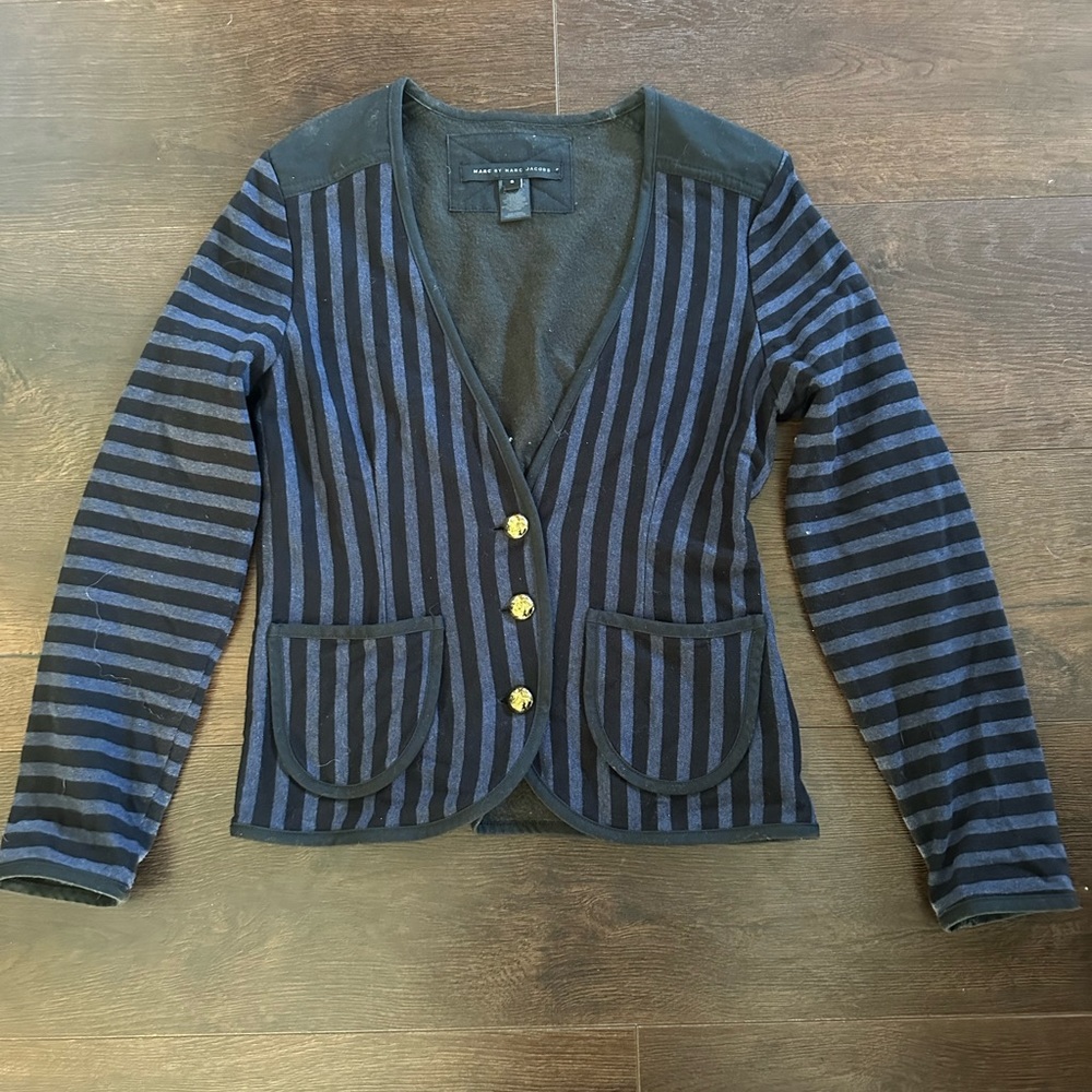 Marc by Marc Jacobs striped blazer.